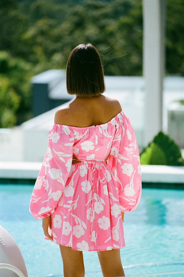 Exquisite Women's Avie Cotton Voile Printed Dress