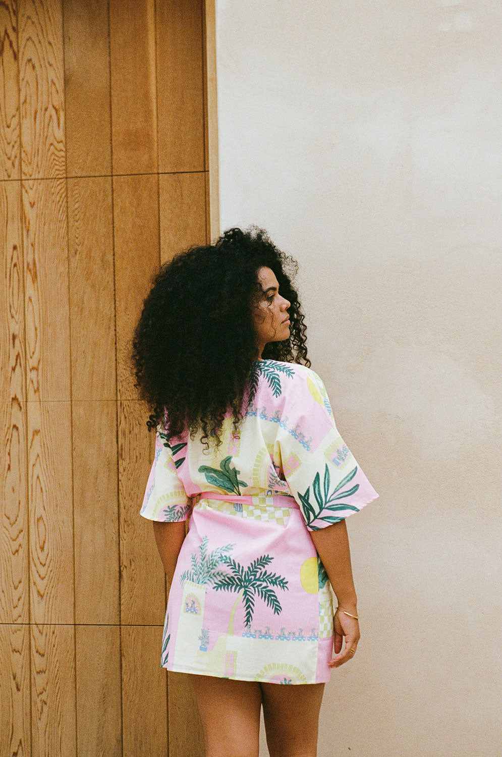 Unique Vista Pink Scarlett Wrap Dress - Sample Piece