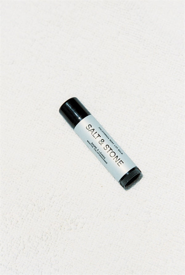 Salt + Stone All - Natural California Mint Flavored Lip Balm for Soft and Hydrated Lips