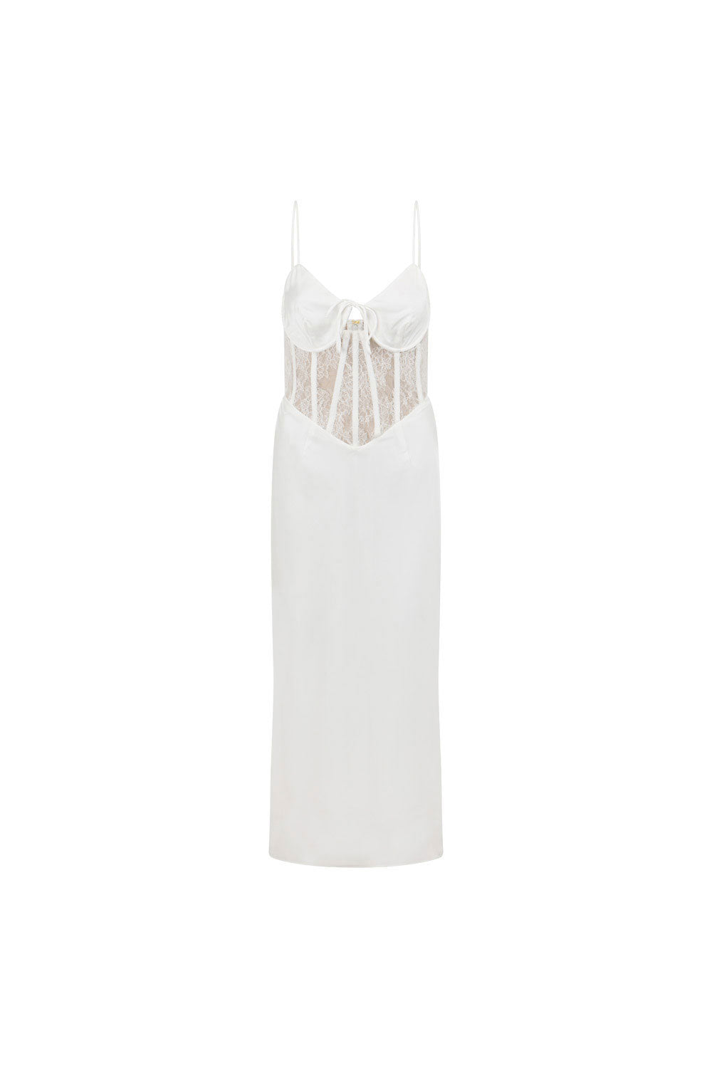 Unique Savanna Midi Dress Sample with Grey Dot