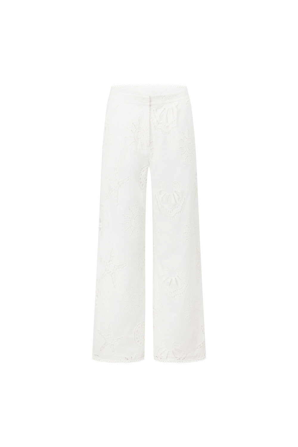 Unique Sample of Nissi Pants in Corallo Bianca Color