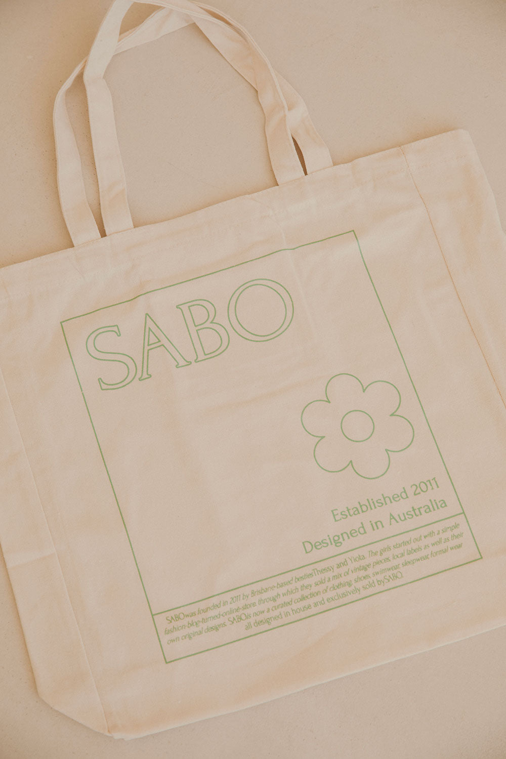 Spring Sabo Natural Cream Canvas Tote Bag for Weekend Use