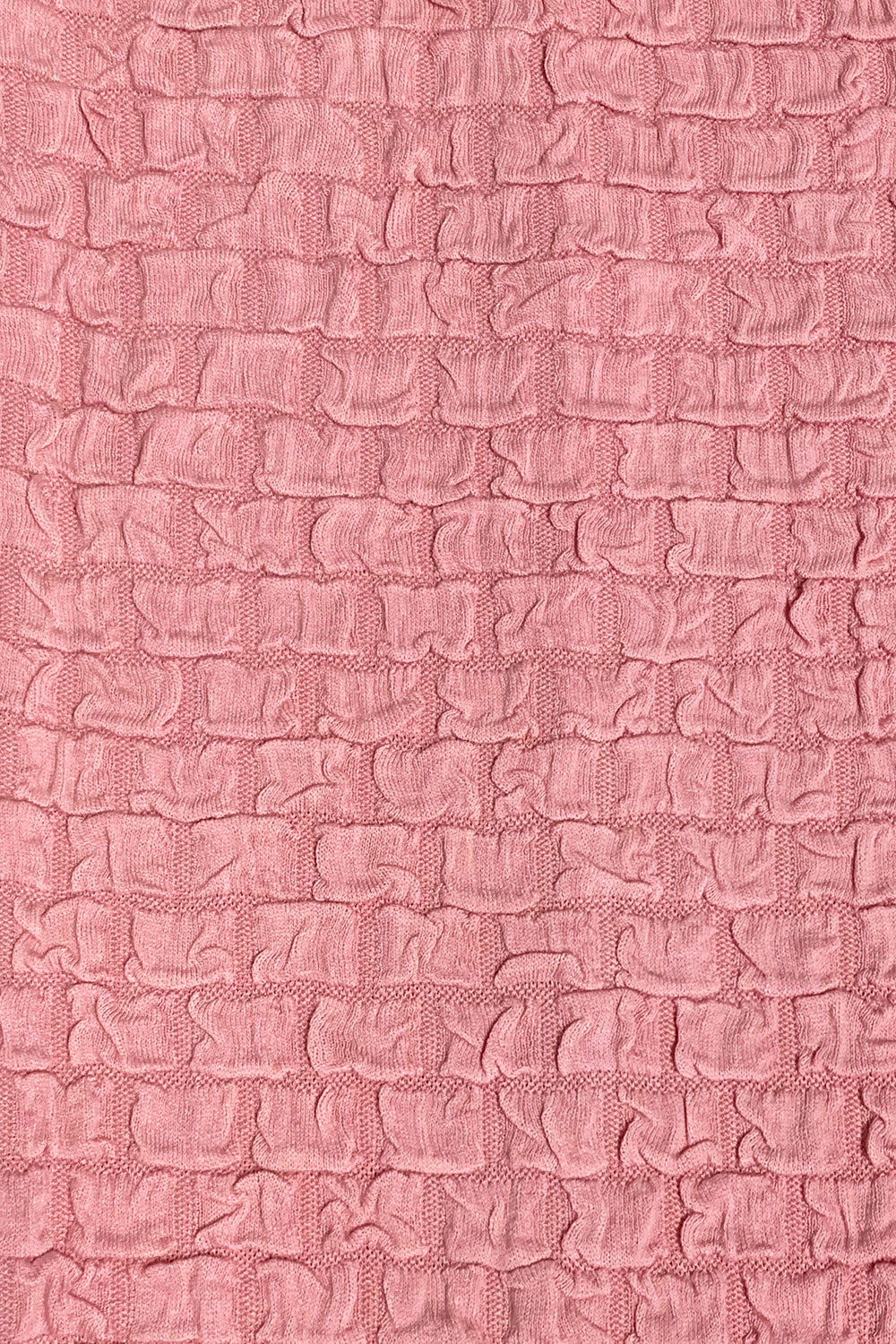 Fashionable Zendaya Blush Pink Bubble Cotton Blend Maxi Skirt