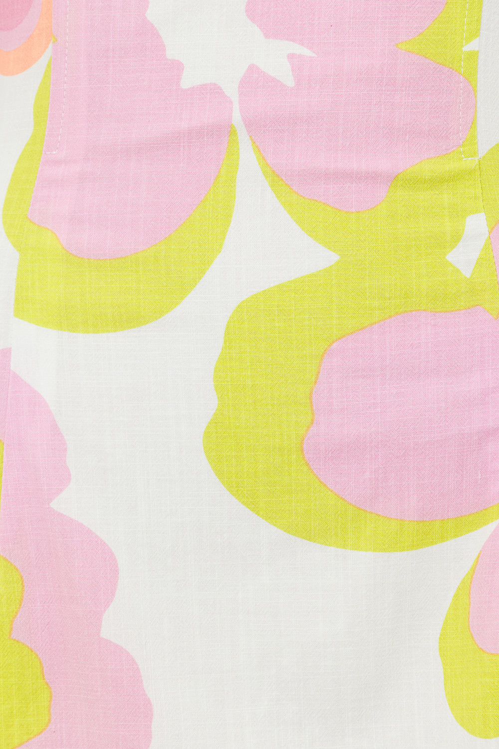 Sabo Exclusive Bubblegum Floral Strapless Cotton Slub Daintree Dress