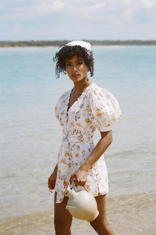 Exquisitely Embroidered Kori Dress - A One - of - a - Kind Sample