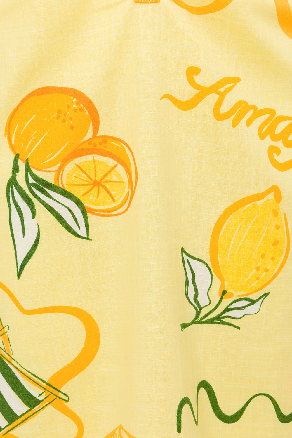 Unique Tillie Midi Skirt in Amalfi Citrus Shade