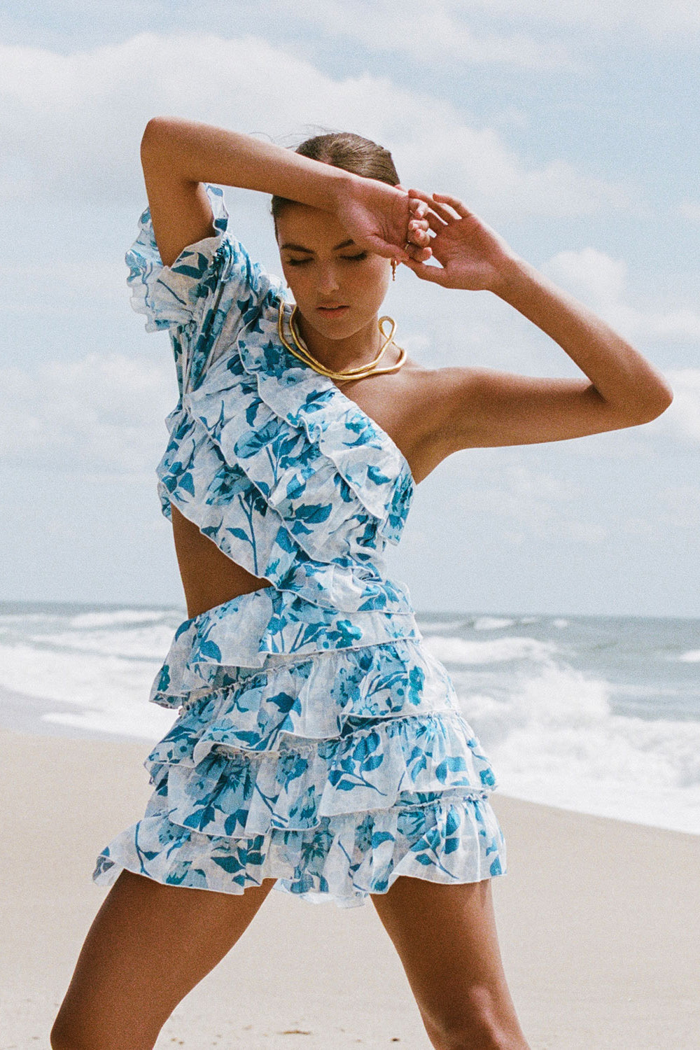Unique Emilia Asymmetric Women's Dress - Sample Edition