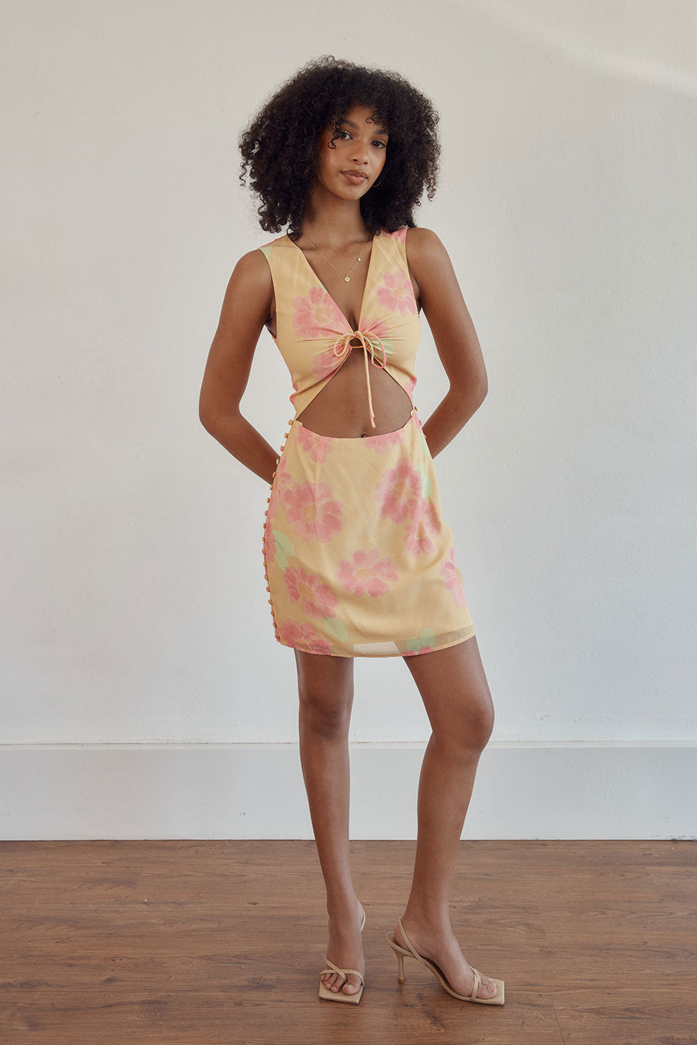 Sample Farren Cutout Women's Dress - Exclusive One - of - a - Kind Piece