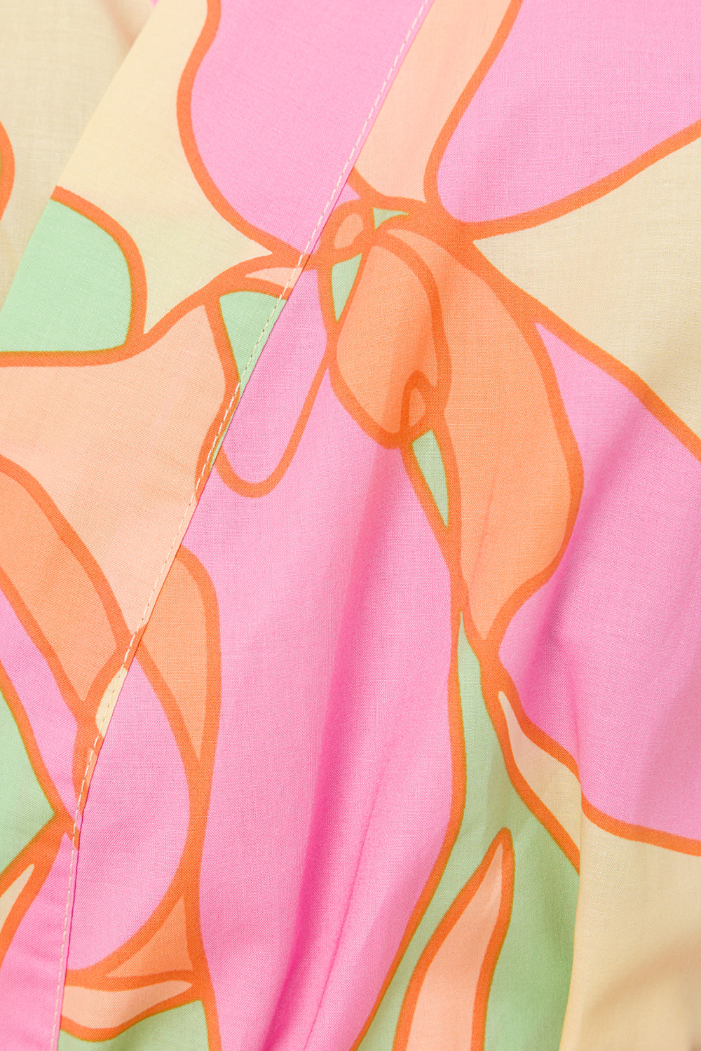 Gia Troppo Print High - Quality Cotton Voile Perera Robe