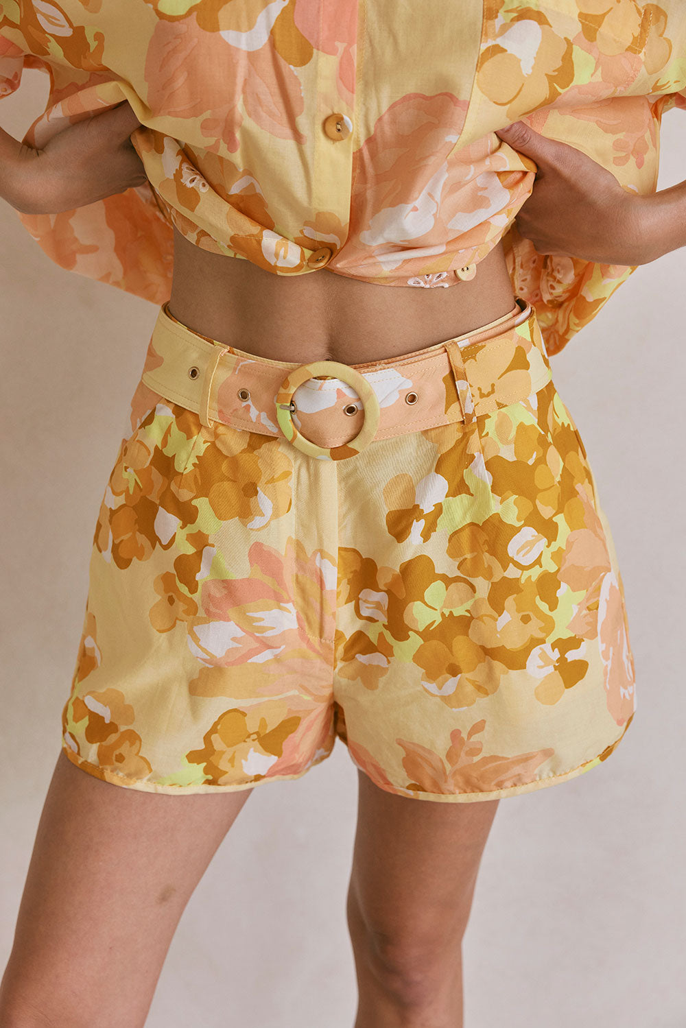Resort-style Women's Sicily Shorts with Exclusive Breeze Floral Print