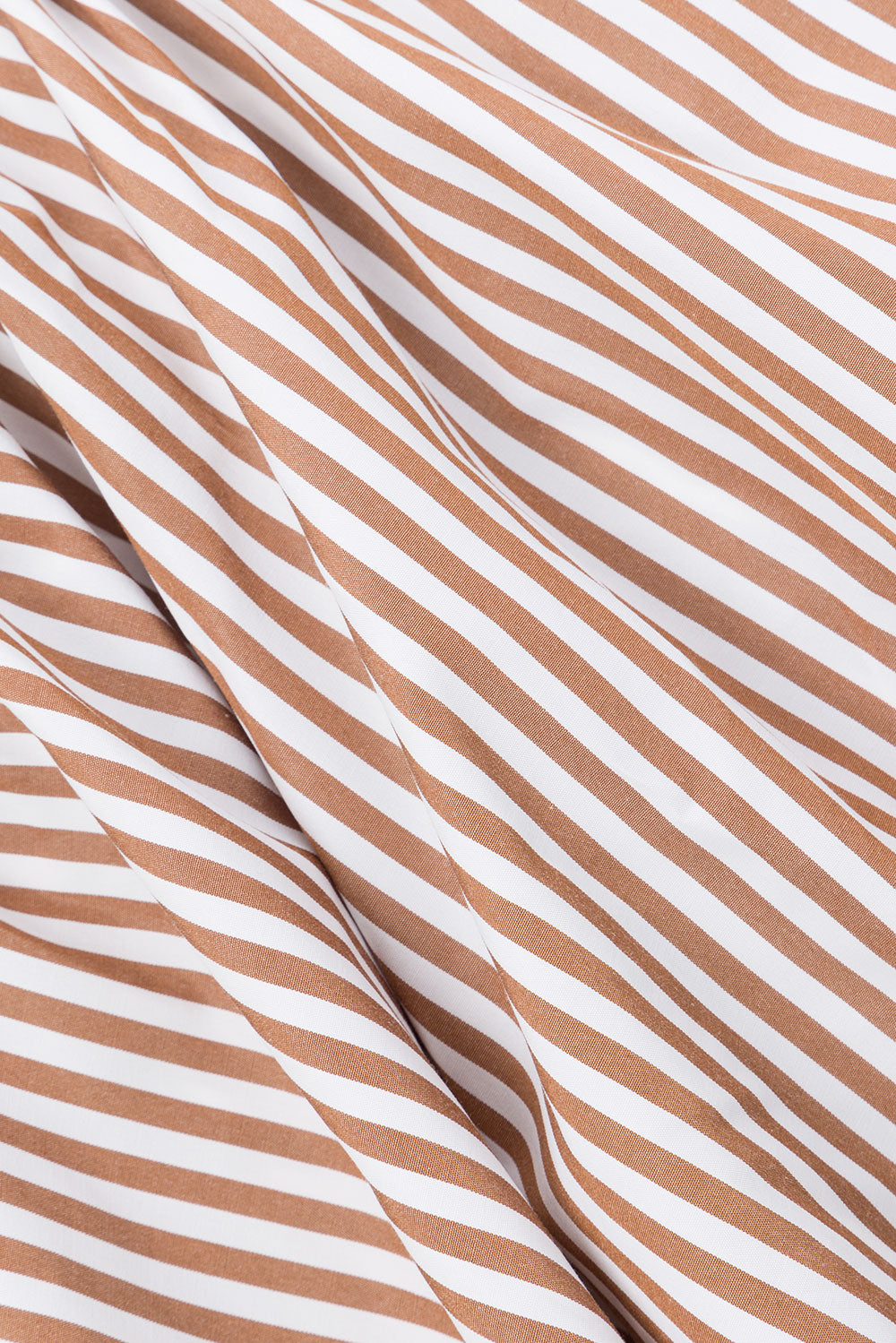 Chocolate Tan and White Striped Naloo Maternity Dress by Sabo