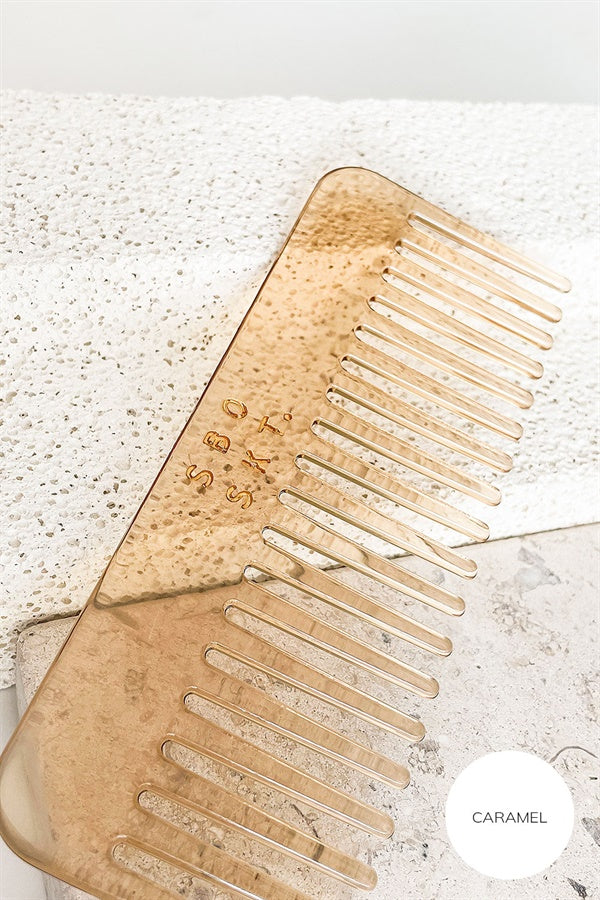 Stylish SBO SKT Hair Comb in Caramel/Candy Color