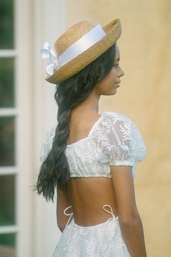 Exclusively Designed Sabo Sephora Floral - Inspired Cut - out Organza Dress