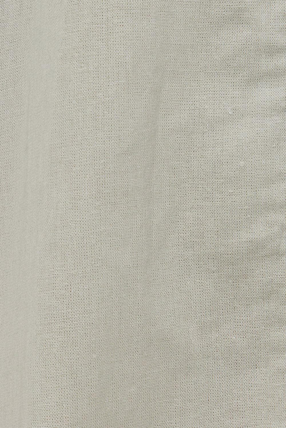 Sage Green Structured Cotton Linen Blend Paige Top with Drop Shoulders