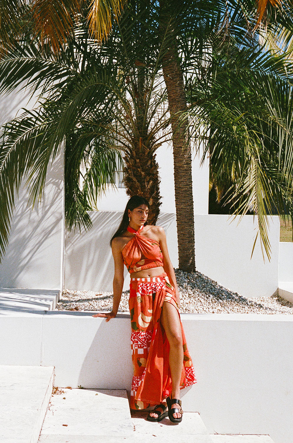 Dolce Rossa Print Women's Lopez Maxi Skirt