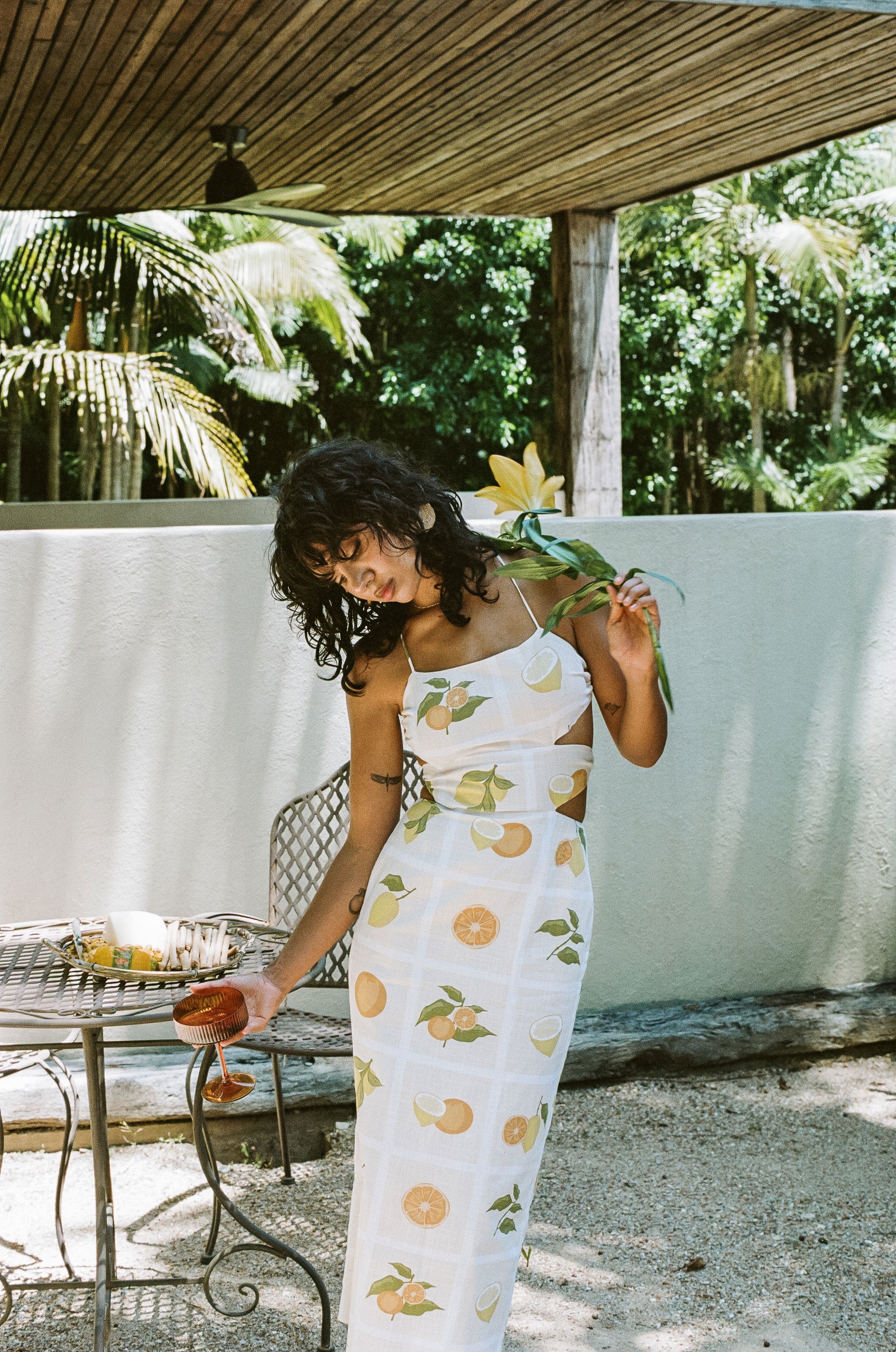 Unique Arion Midi Dress Sample with Minor Flaws