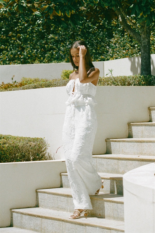 Sample Kahlo Frilled Camisole Top
