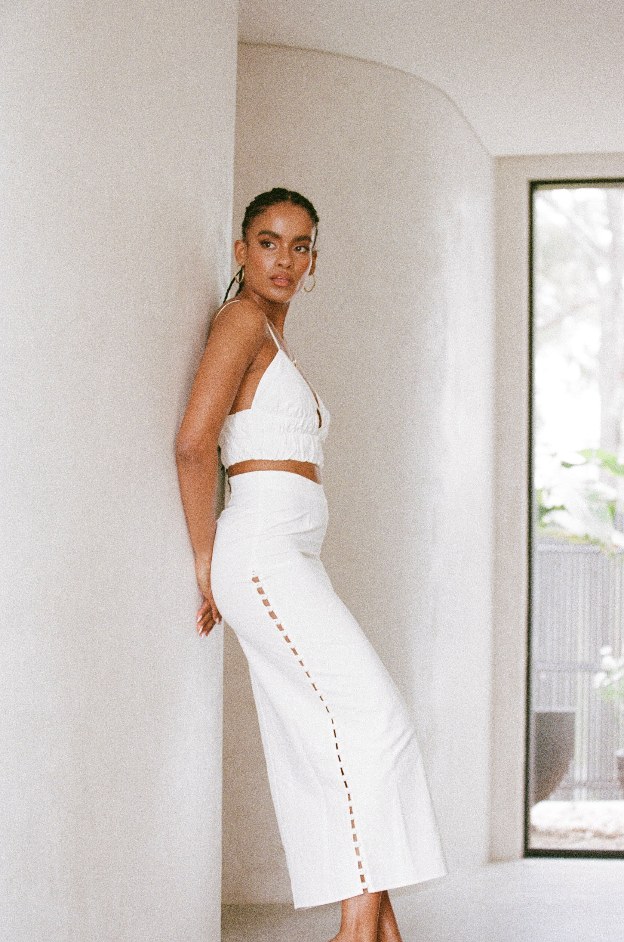 SAMPLE - Women's Mikali Midi Fashion Skirt