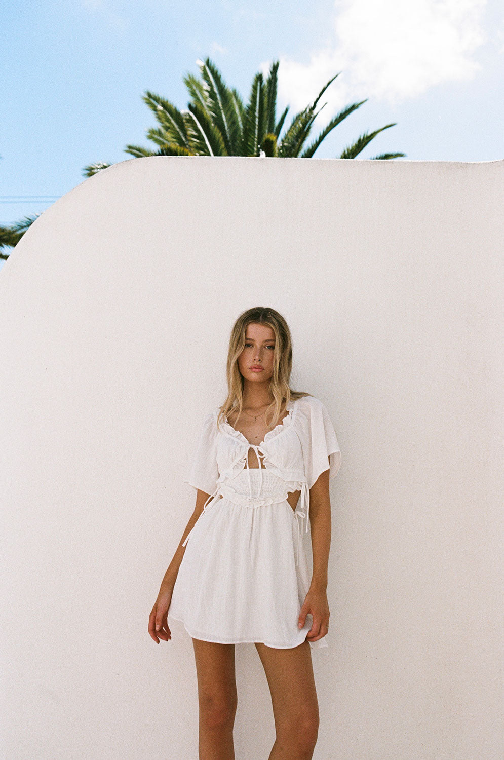 Unique Rica Frill Dress with a Small Flaw for Fashion Lovers