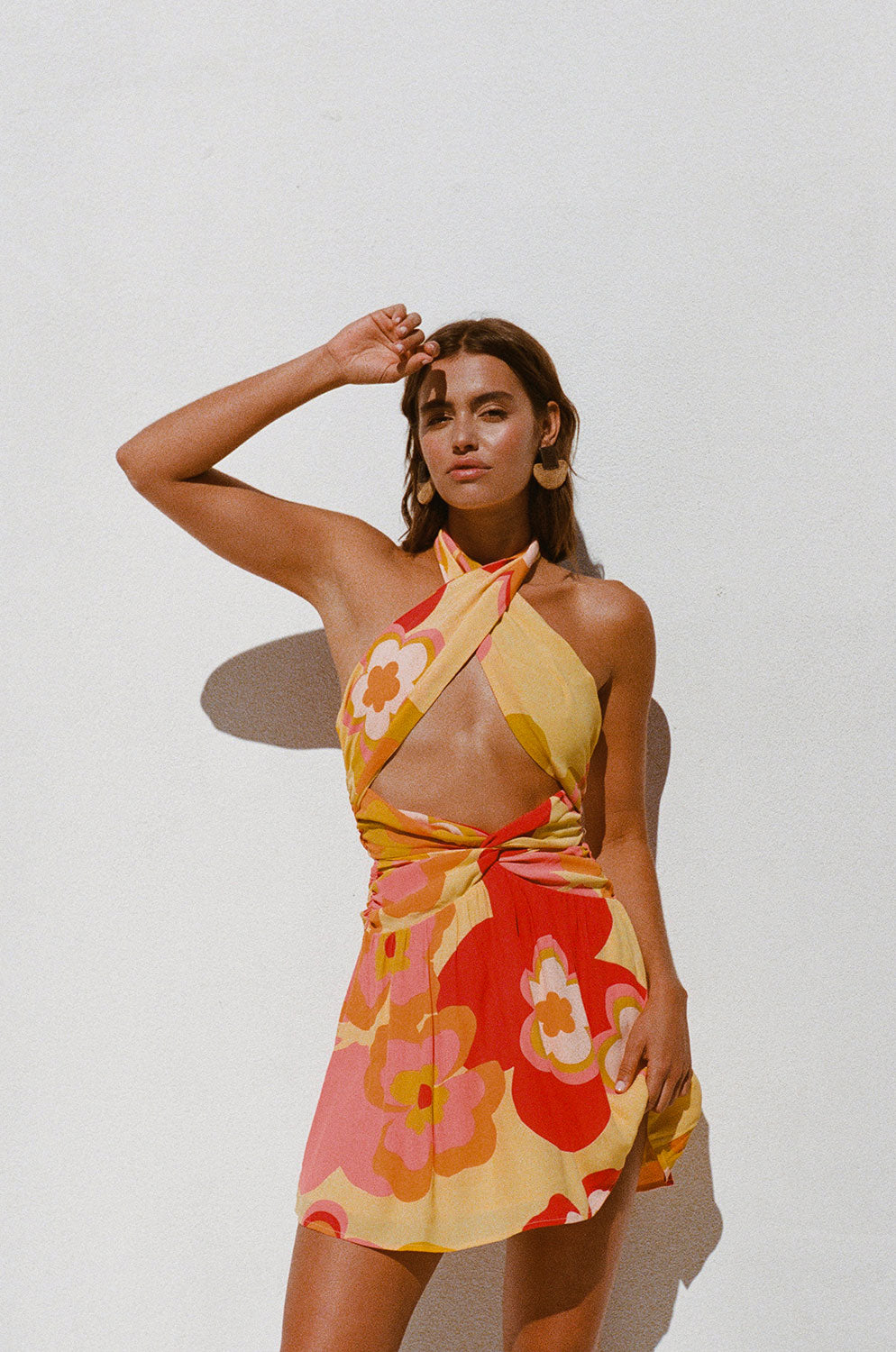 Unique Amina Halter Dress - One - of - a - Kind Sample