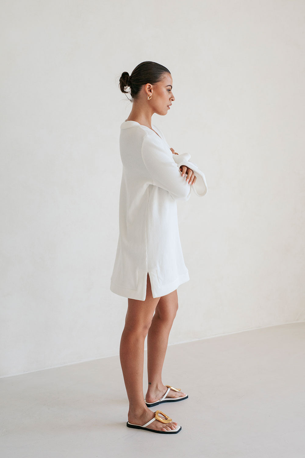 White Riya Vacation Dress - An Exclusive Sabo Design