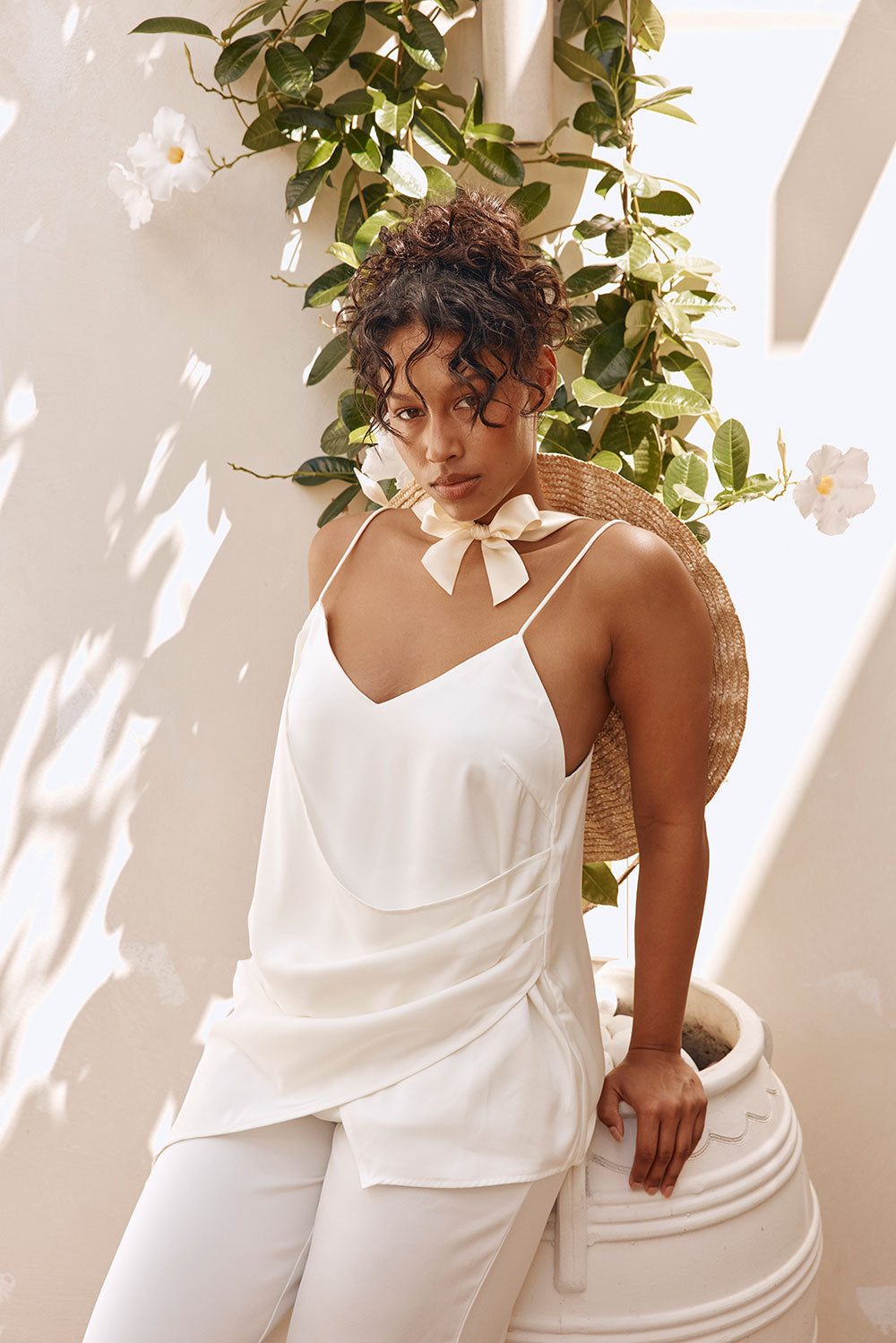 Exquisite Ivory Zarah Women's Top - A Unique Sample Piece