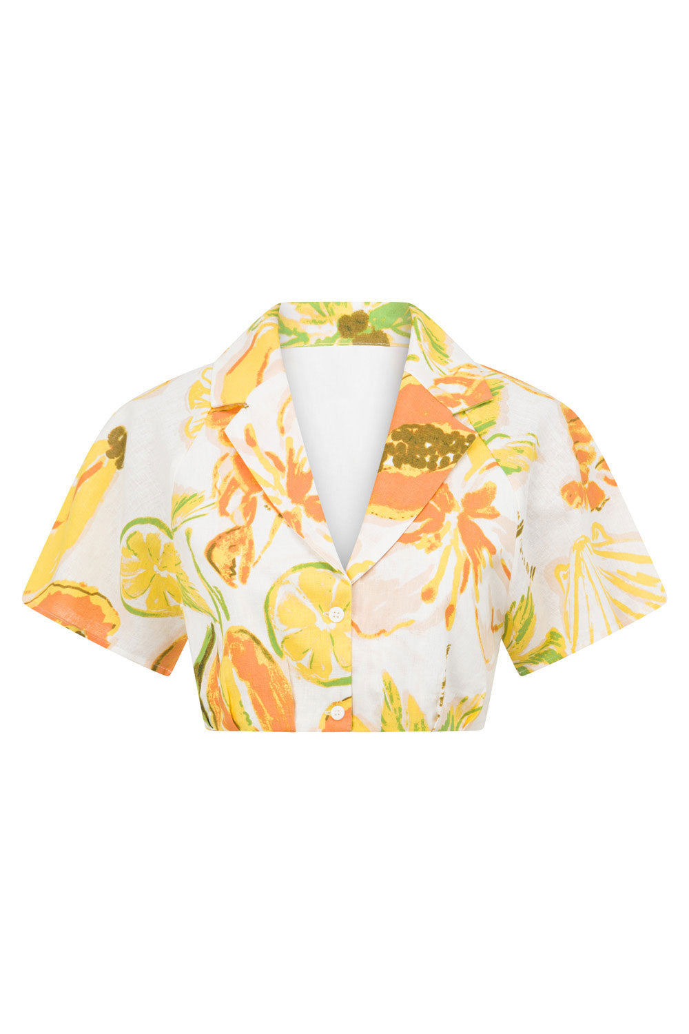 Sabo's Exclusive Seaview Peachy Print Callisto Women's Fashion Top