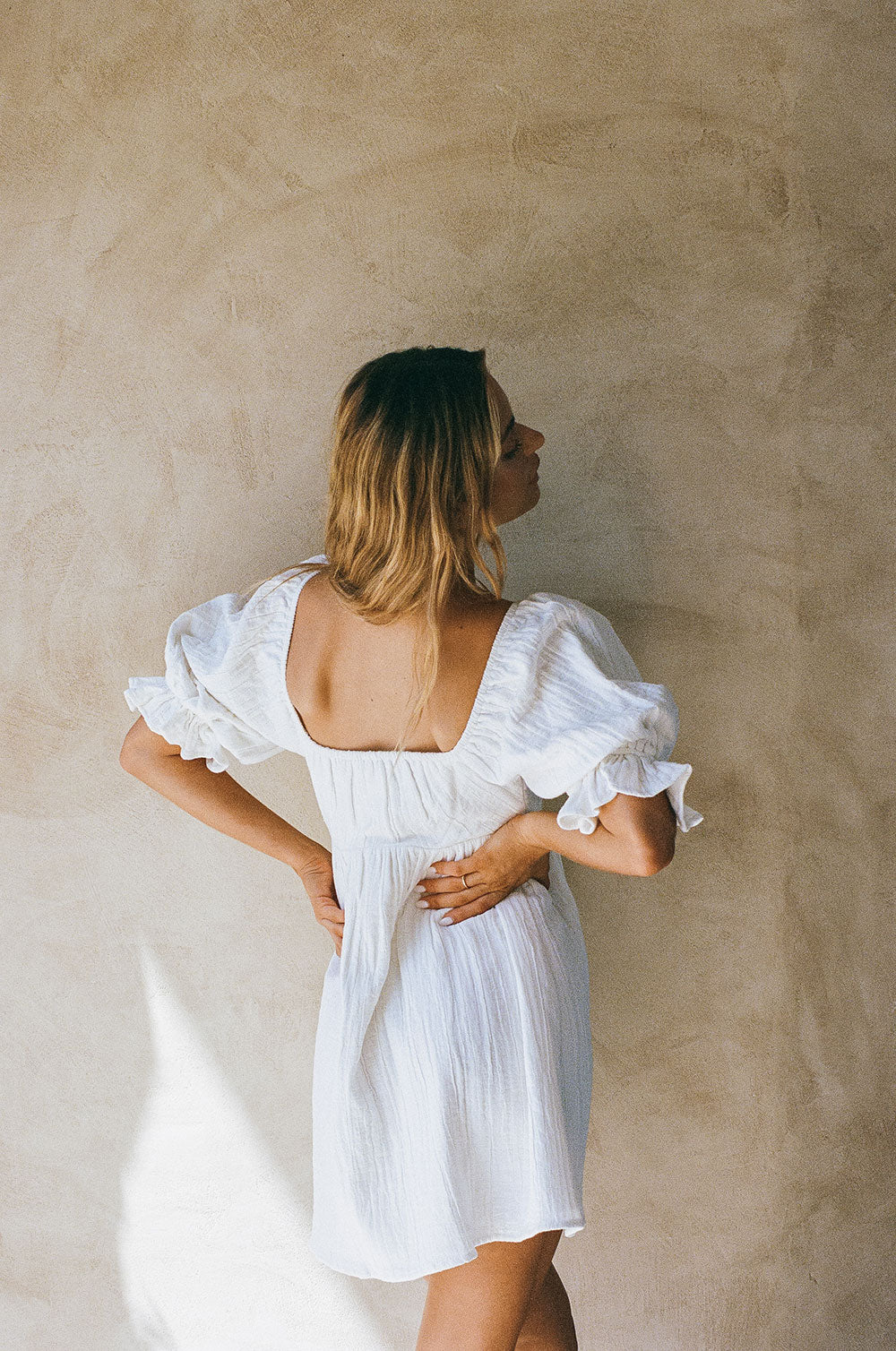 Unique Kartia Sample Dress with Faint Pink Mark