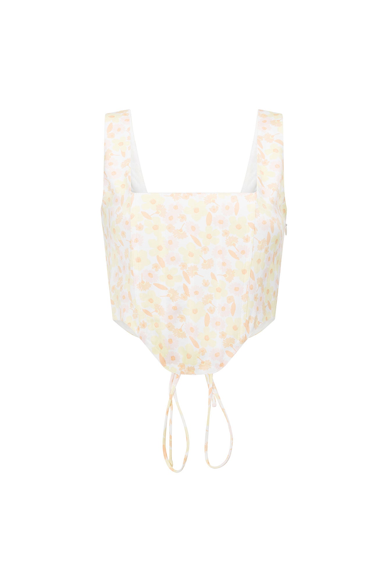 Exclusive Summer Floral Print Keara Women's Corset Top