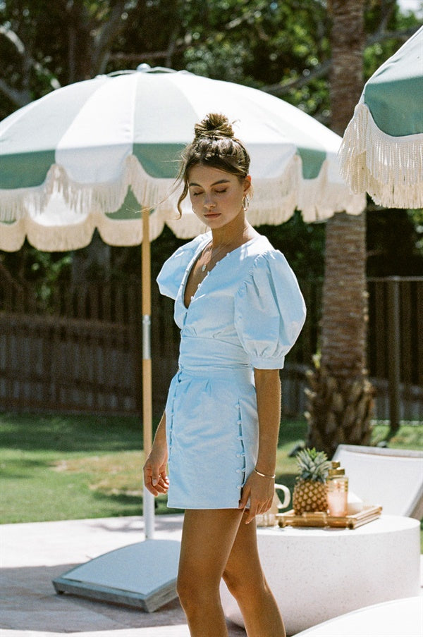 Exclusive Blue Kori Dress - One - of - a - Kind Sample