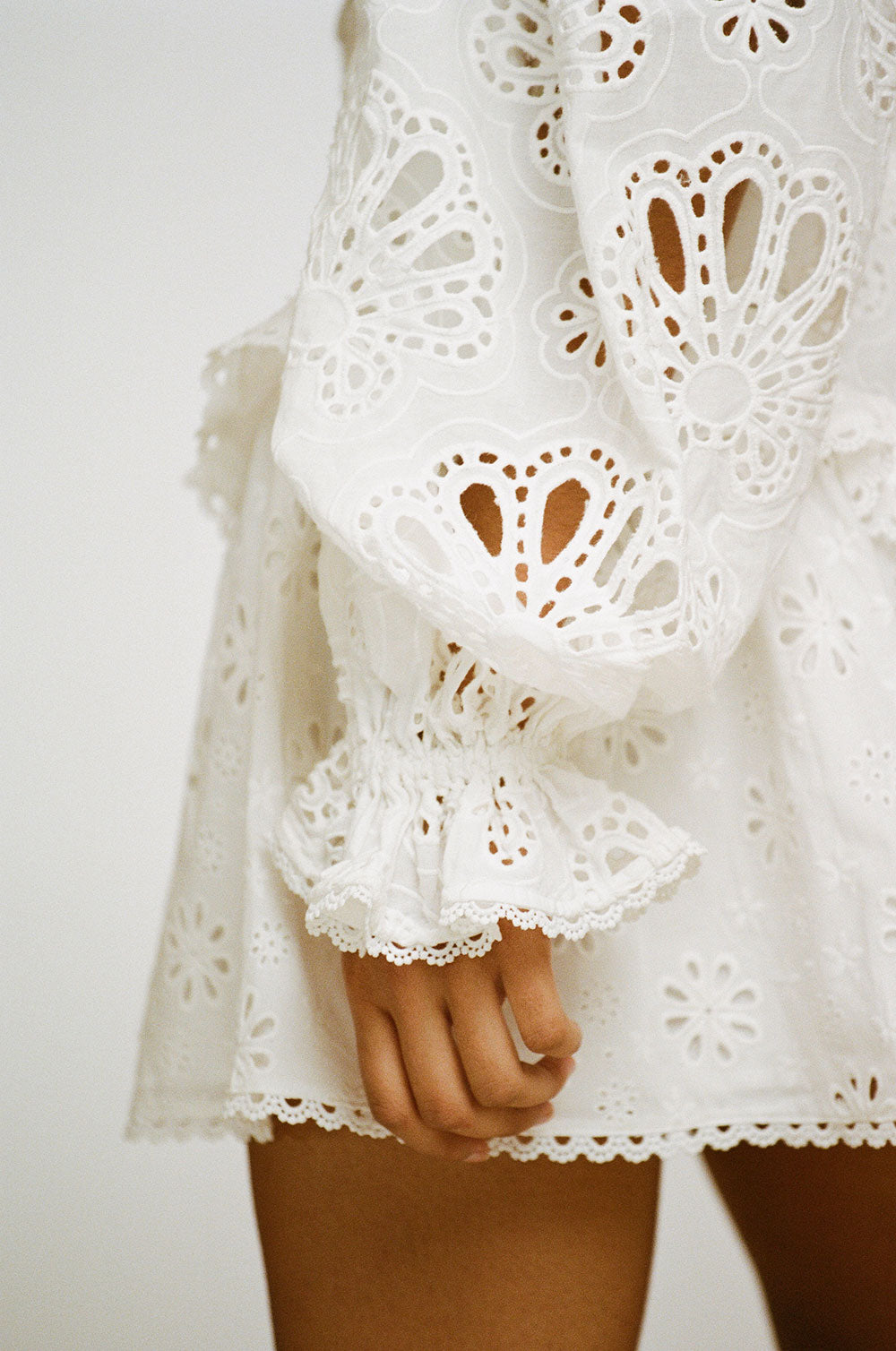 Unique ZACO Moulin Sample Dress with Faint Yellow Marks
