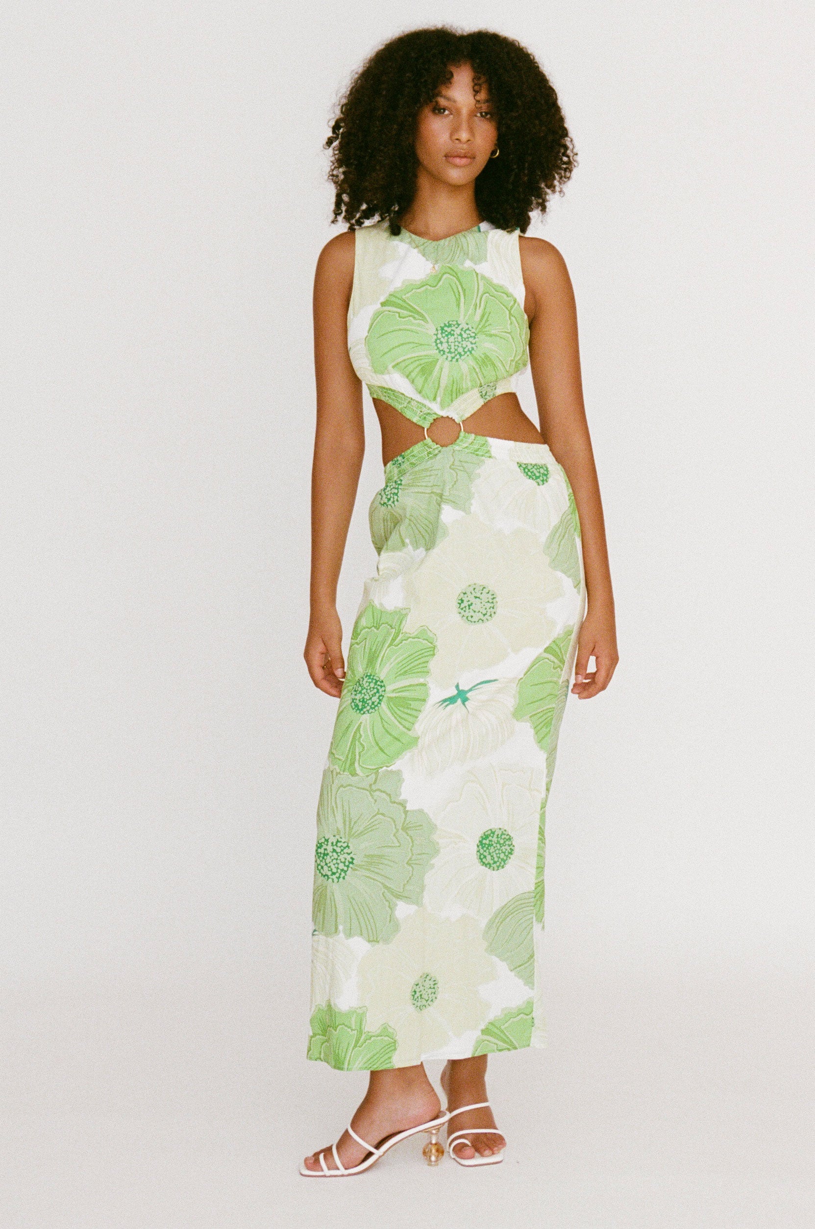 Unique Melita Cutout Sample Dress with Distinctive Flair