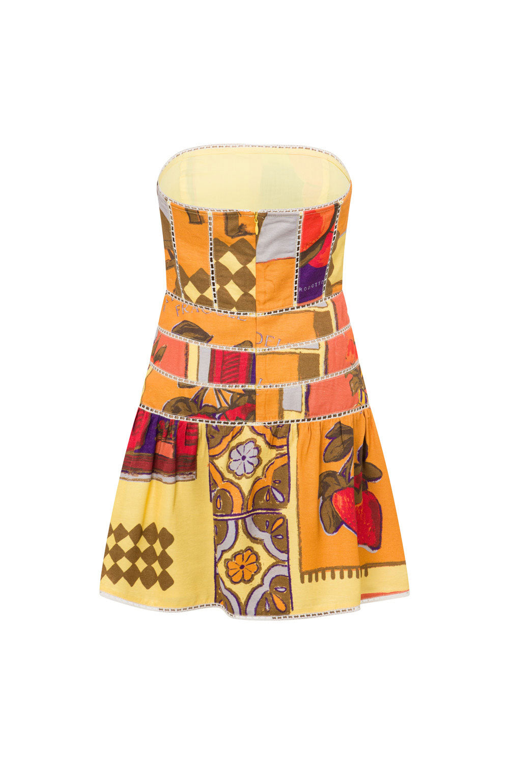 Summer 2024 Exclusive Lucia Mini Dress in Villagio Yellow Hue