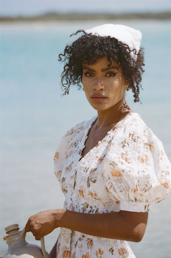 Exquisitely Embroidered Kori Dress - A One - of - a - Kind Sample