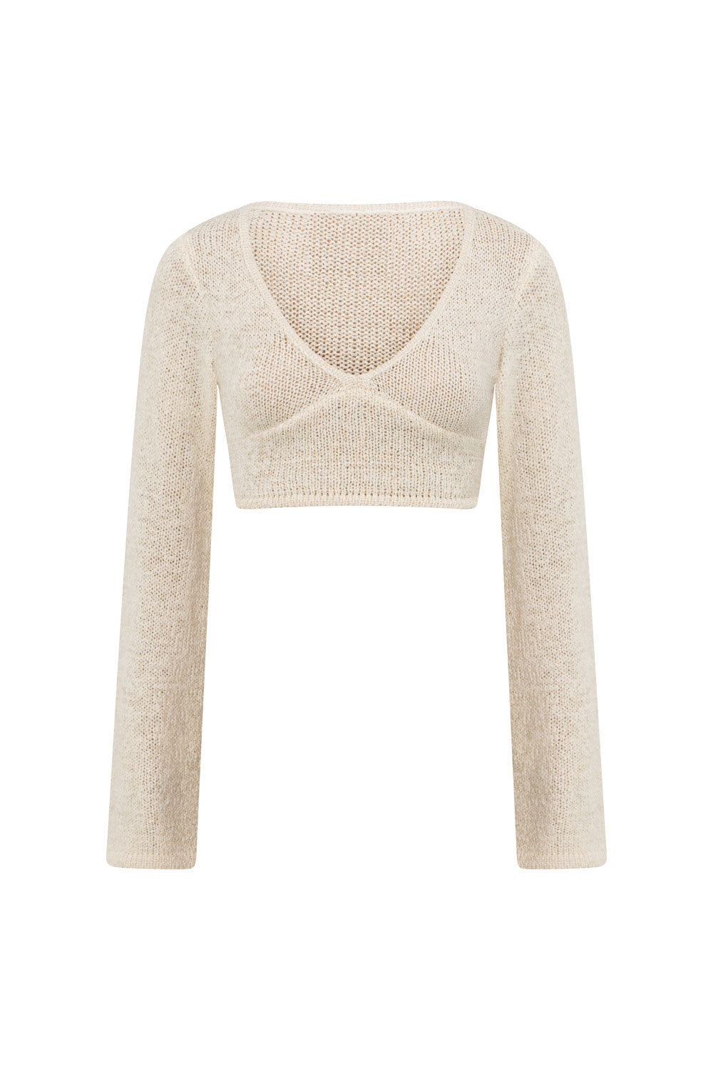 Soft Loose Knit Cream Callea Top - Ideal for Denim