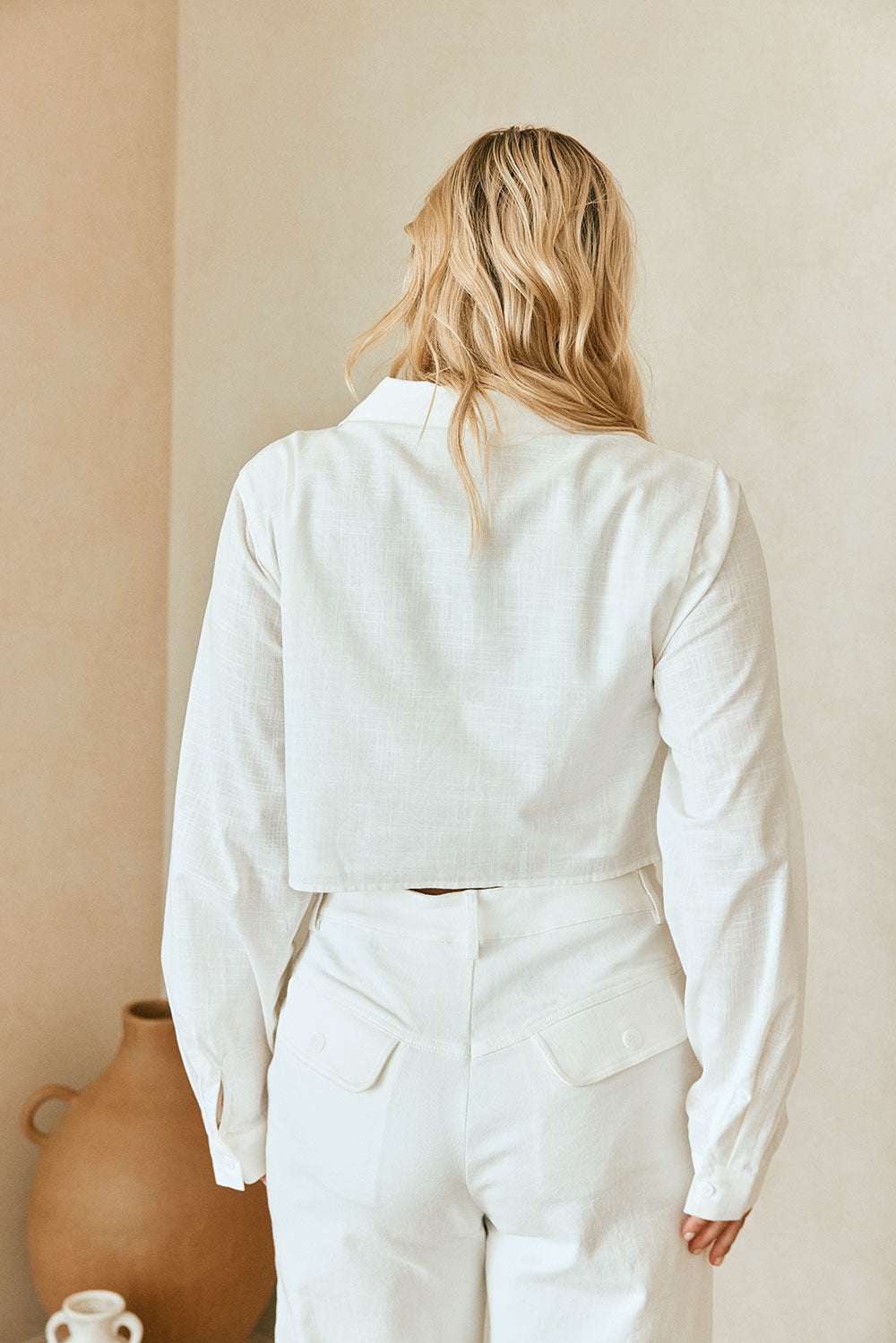 Unique Sample - Faint Orange Marked Cori Top
