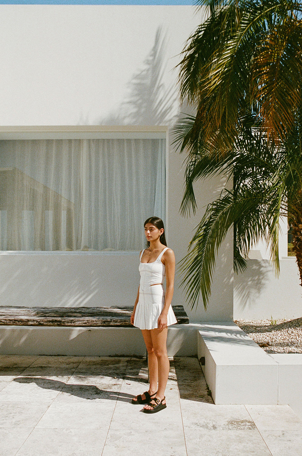 Exclusive Koralie White Women's Skirt - Sample Edition
