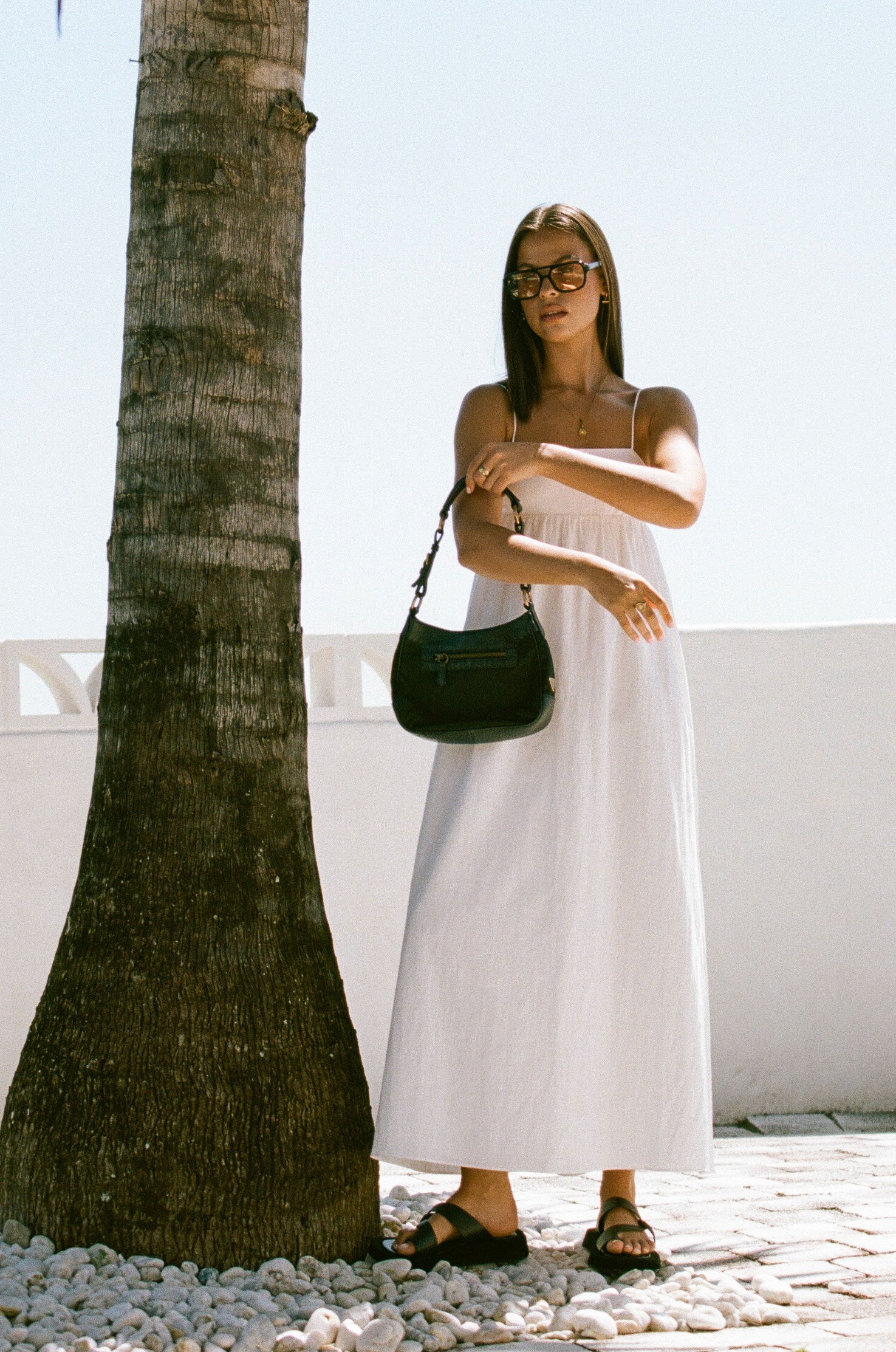 Stylish Women's White Azaria Cotton Dress for Effortless Elegance