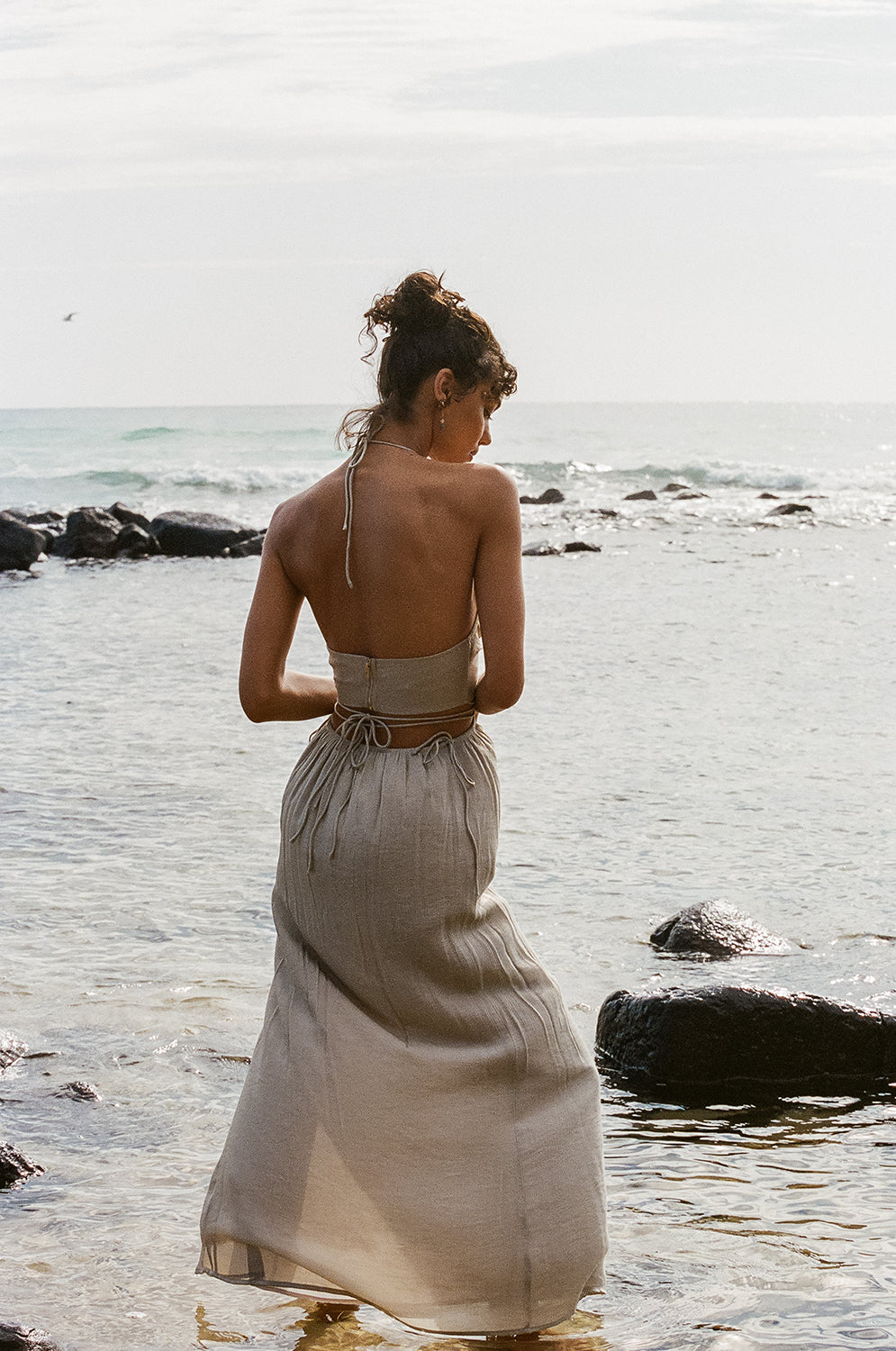 Unique Gabrielle Dress - One-off Sample 4cm Shorter