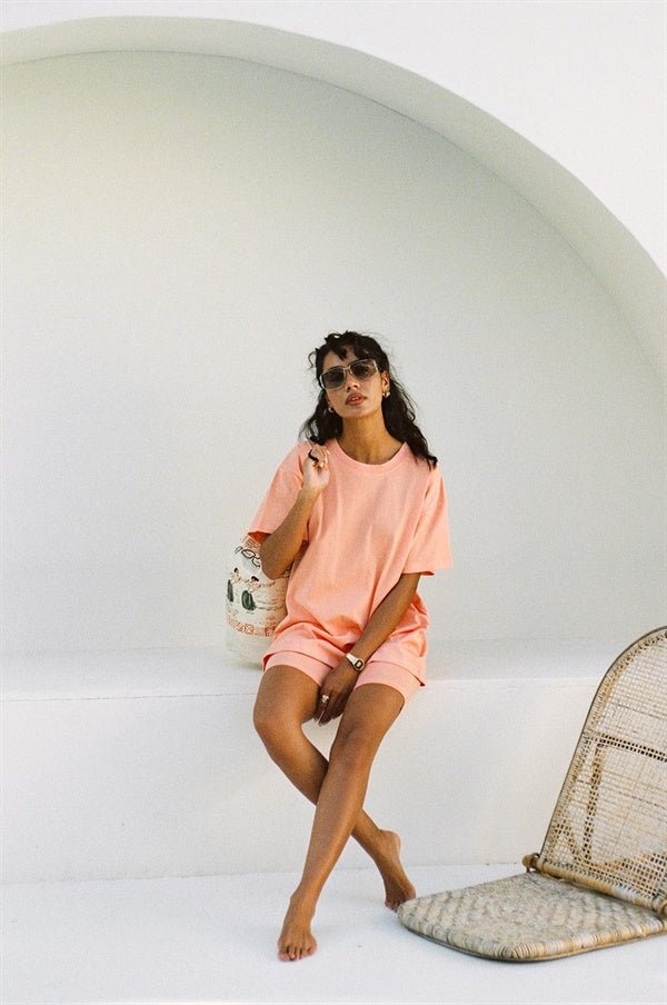 Unique Apricot-colored Women's Bike Shorts with Special Sample Feature