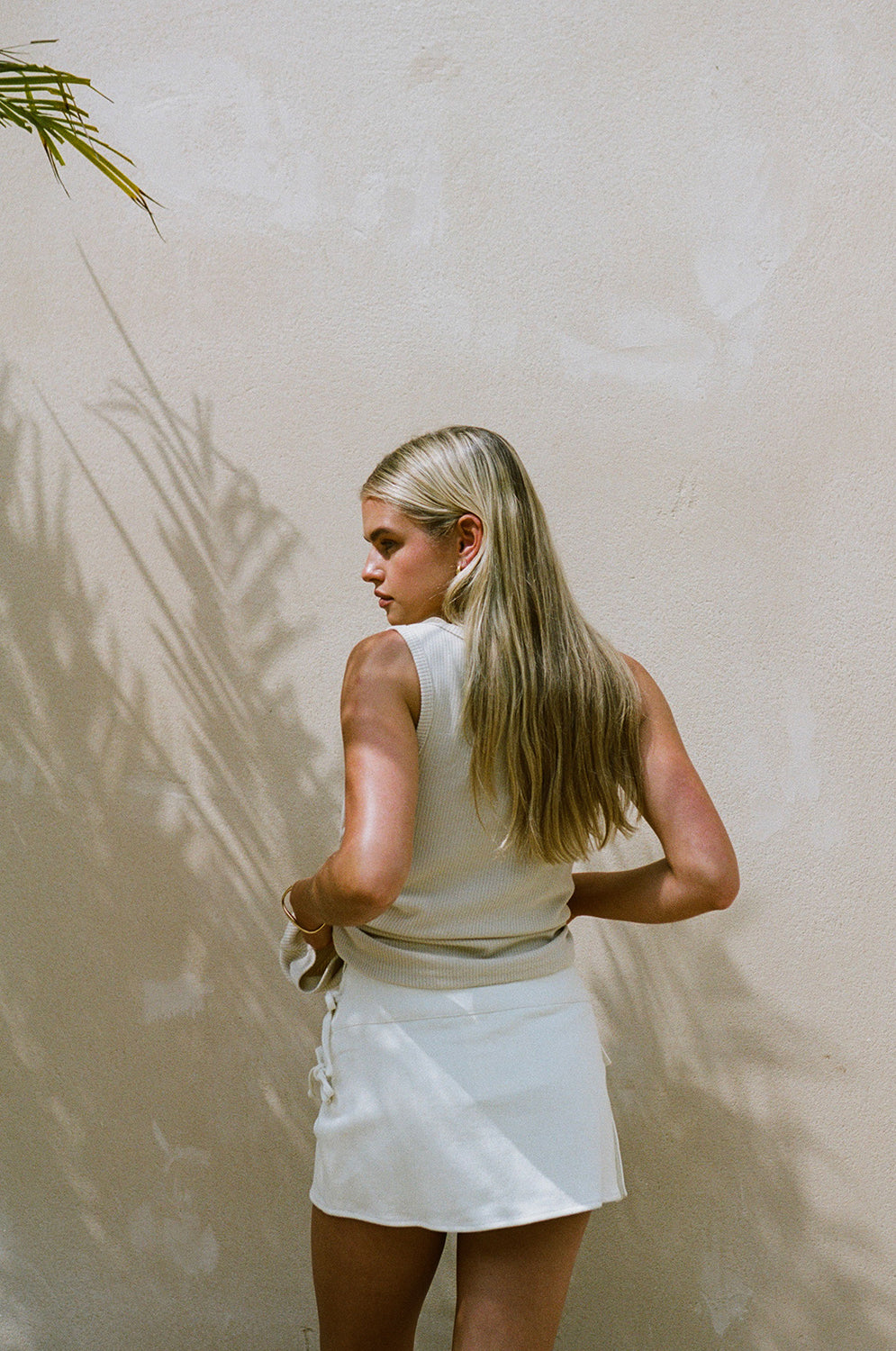 Cream Luna Skirt - Unique Sample for Fashion Lovers