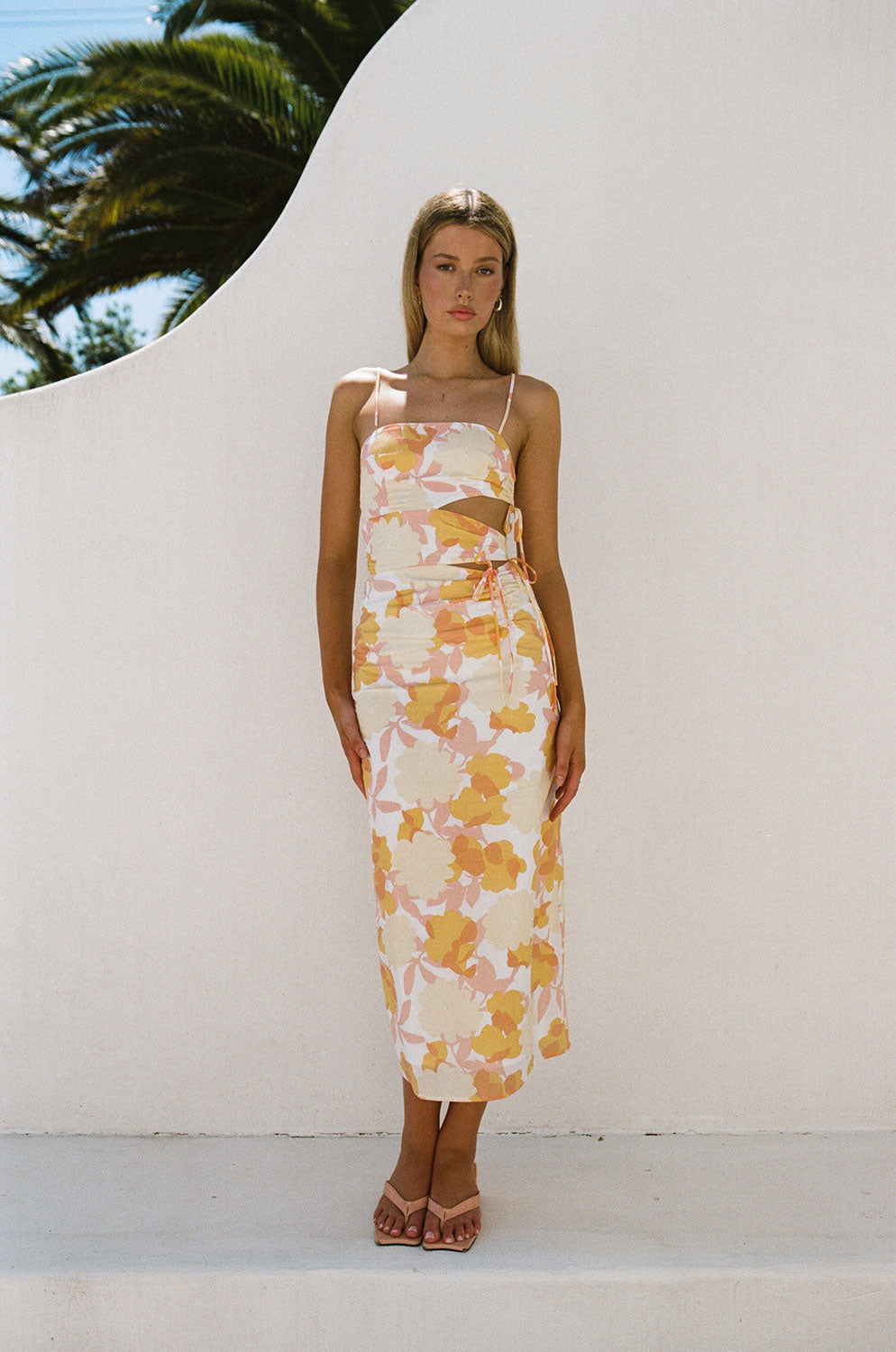 Unique Phoebe Draw Dress with Faint Grey Mark