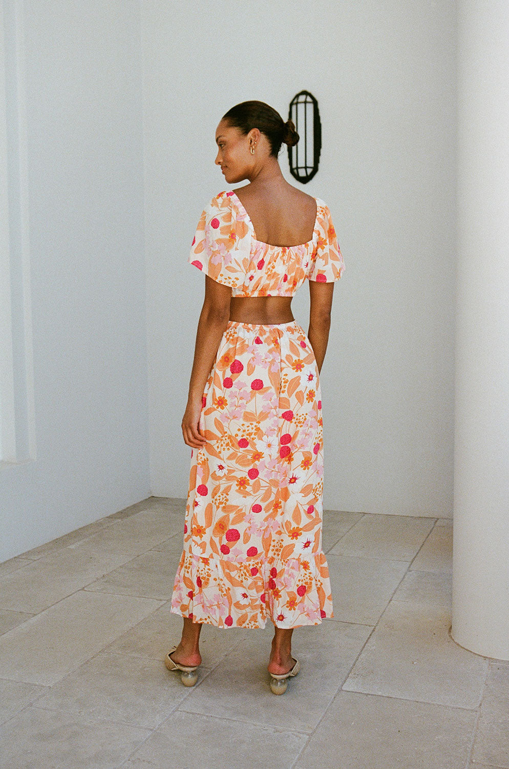 Sabo's Exclusive Katana Women's Midi Floral Dress