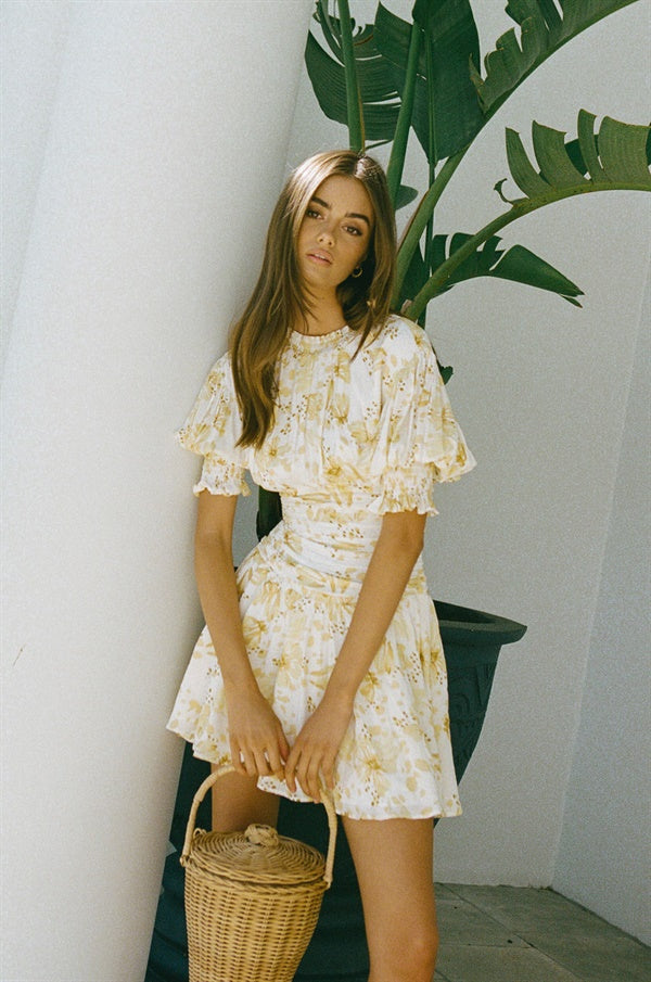 Summer-Inspired High-Quality Wild Floral Print Que Dress