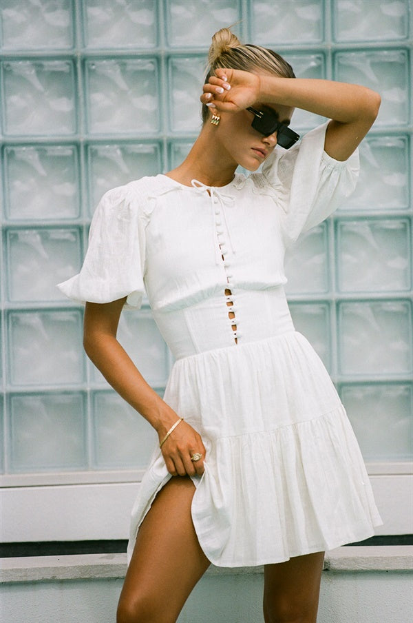 Exclusive White Santana Dress - A Unique Fashion Piece