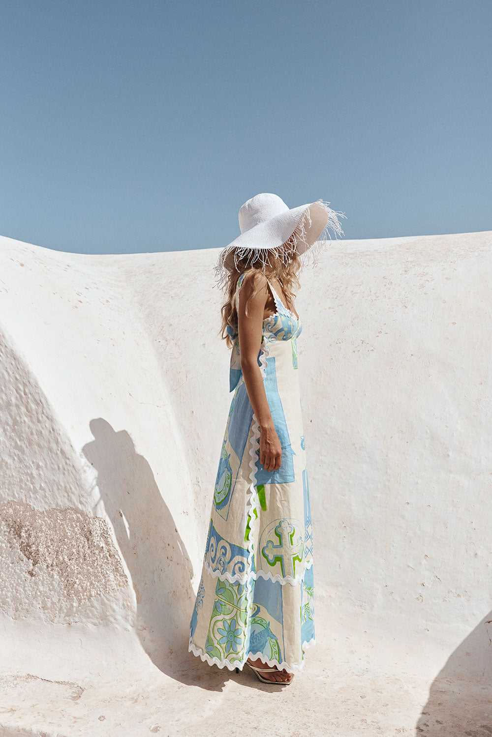 Unique Deluca - Theotokos Ocean Blue Dress Sample