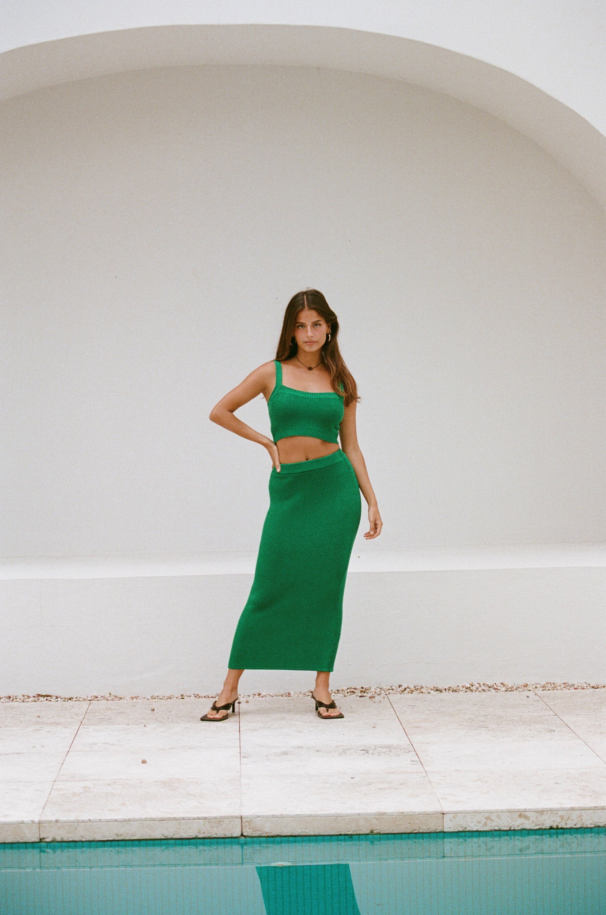 Emerald Green Sample of Nooa Women's Skirt