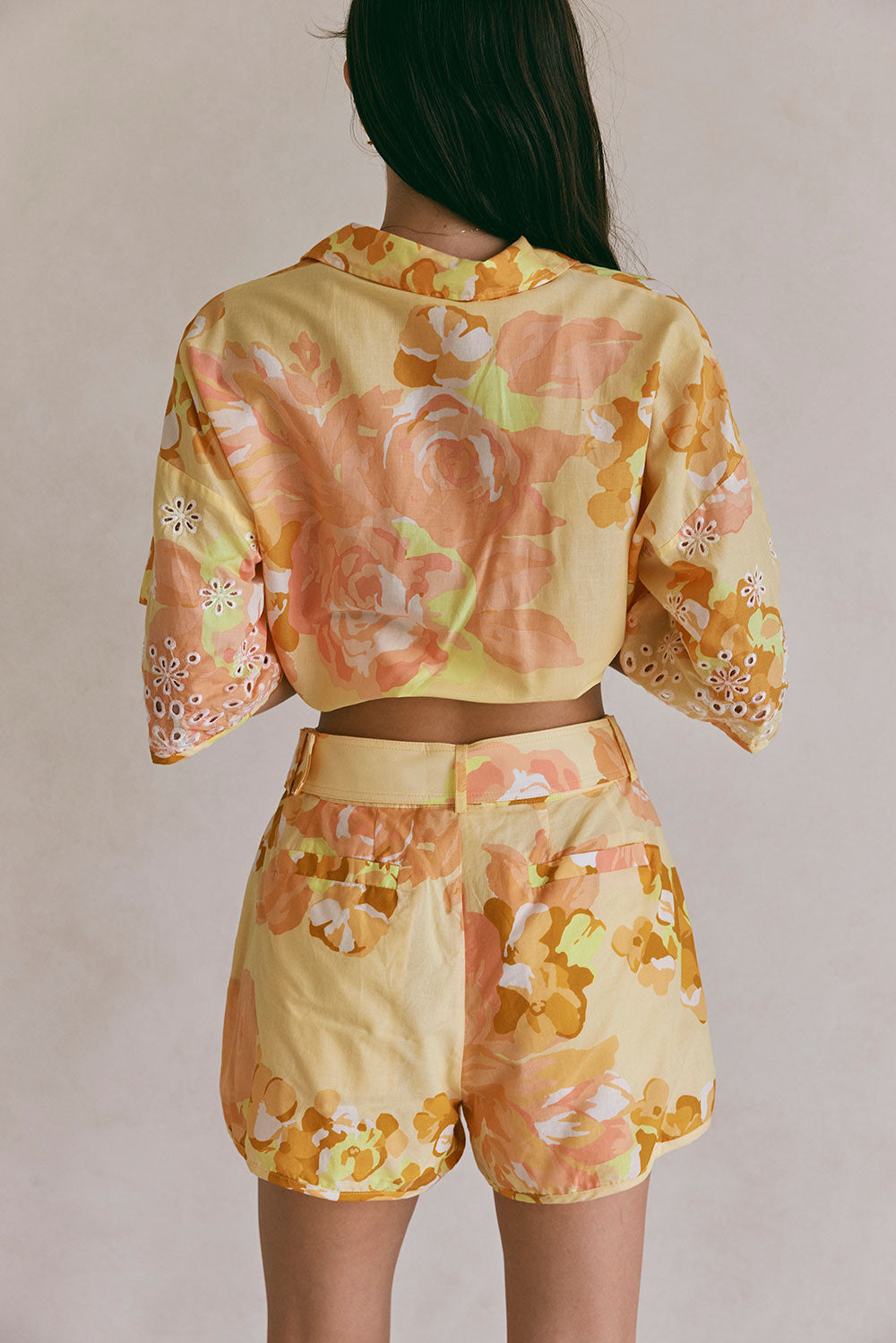 Resort-style Women's Sicily Shorts with Exclusive Breeze Floral Print