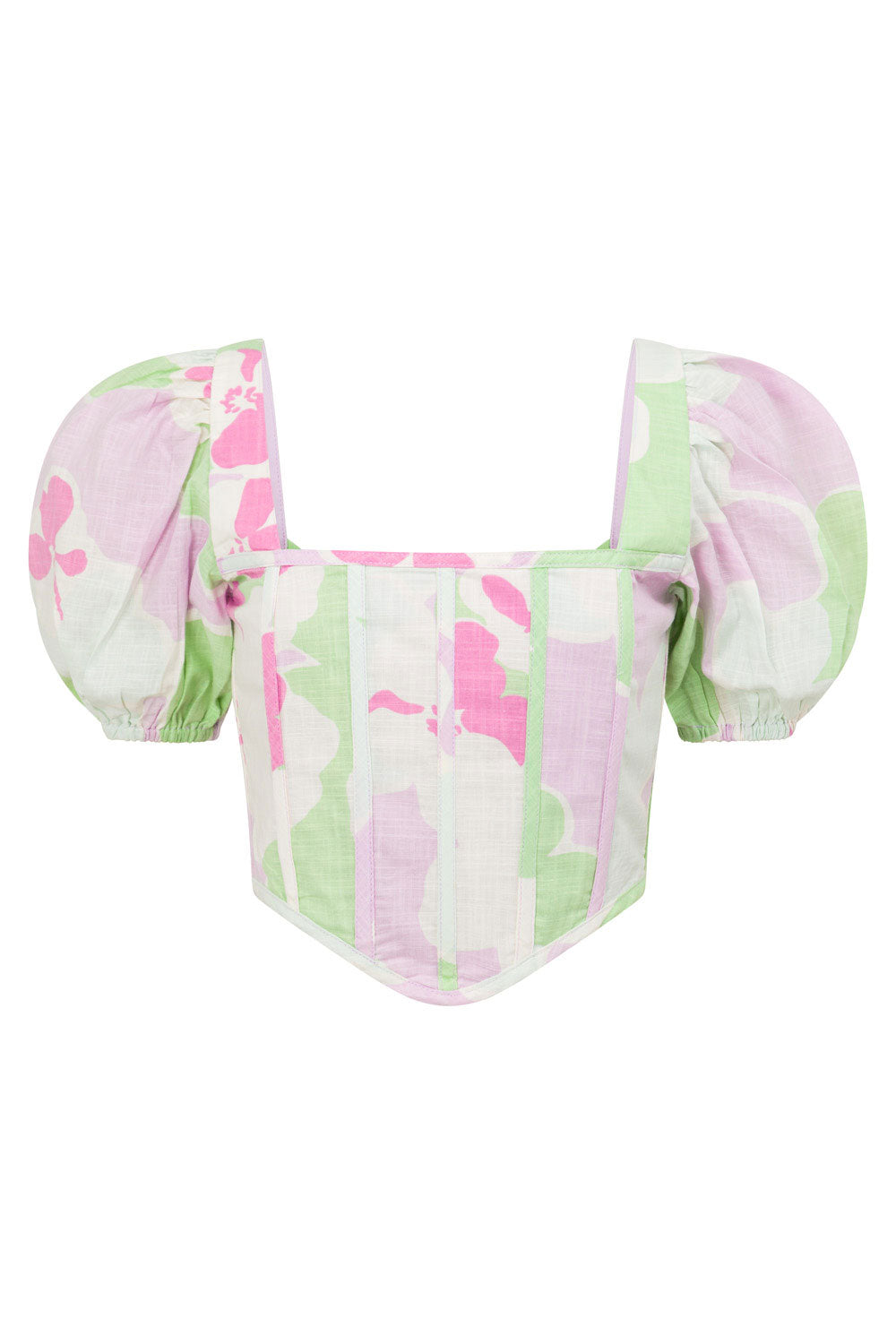 SABO LUXE Backless Women's Misty Floral Mars Top