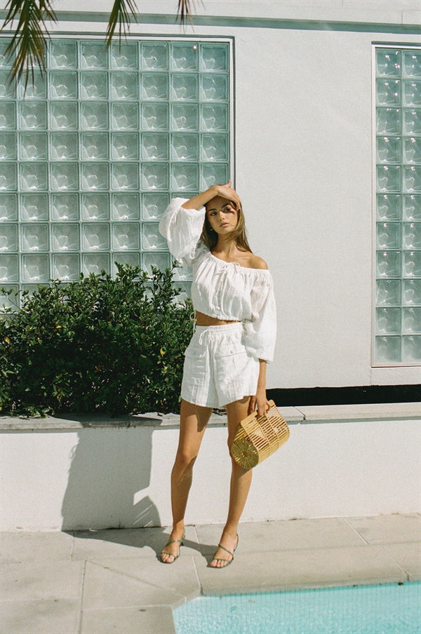 Stylish Anica Off - Shoulder Women's Top with a Unique Sample Touch